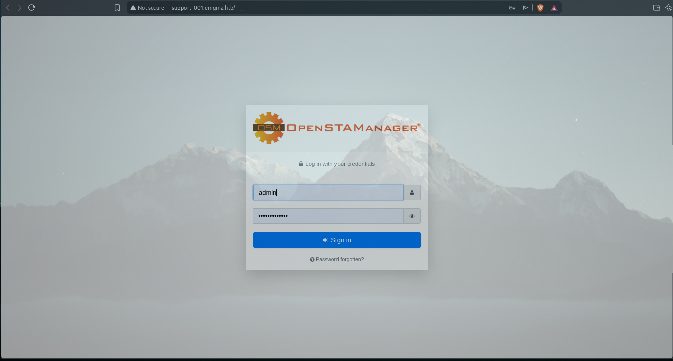 OpenSTAManager access